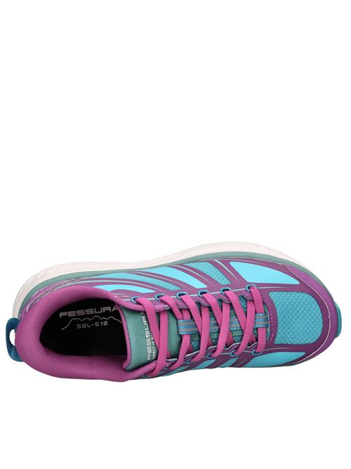 Sneakers modello Shoes Trail SBLD in tessuto ed ecopelle FESSURA | SHOES TRAIL SBLDAZZURRO-VIOLA